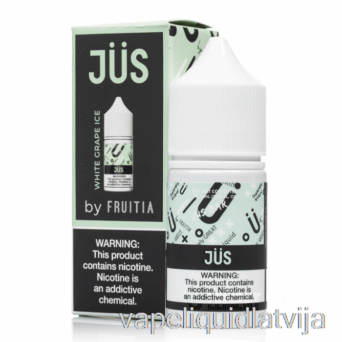 Balto Vīnogu Ledus - Jus Salts - 30ml 35mg Vape šķidrums